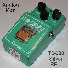 Analog Man Ibanez TS-808 Tube Screamer Reissue Overdrive Pedal