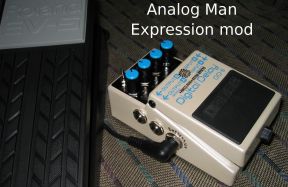 Boss expression pedal mod